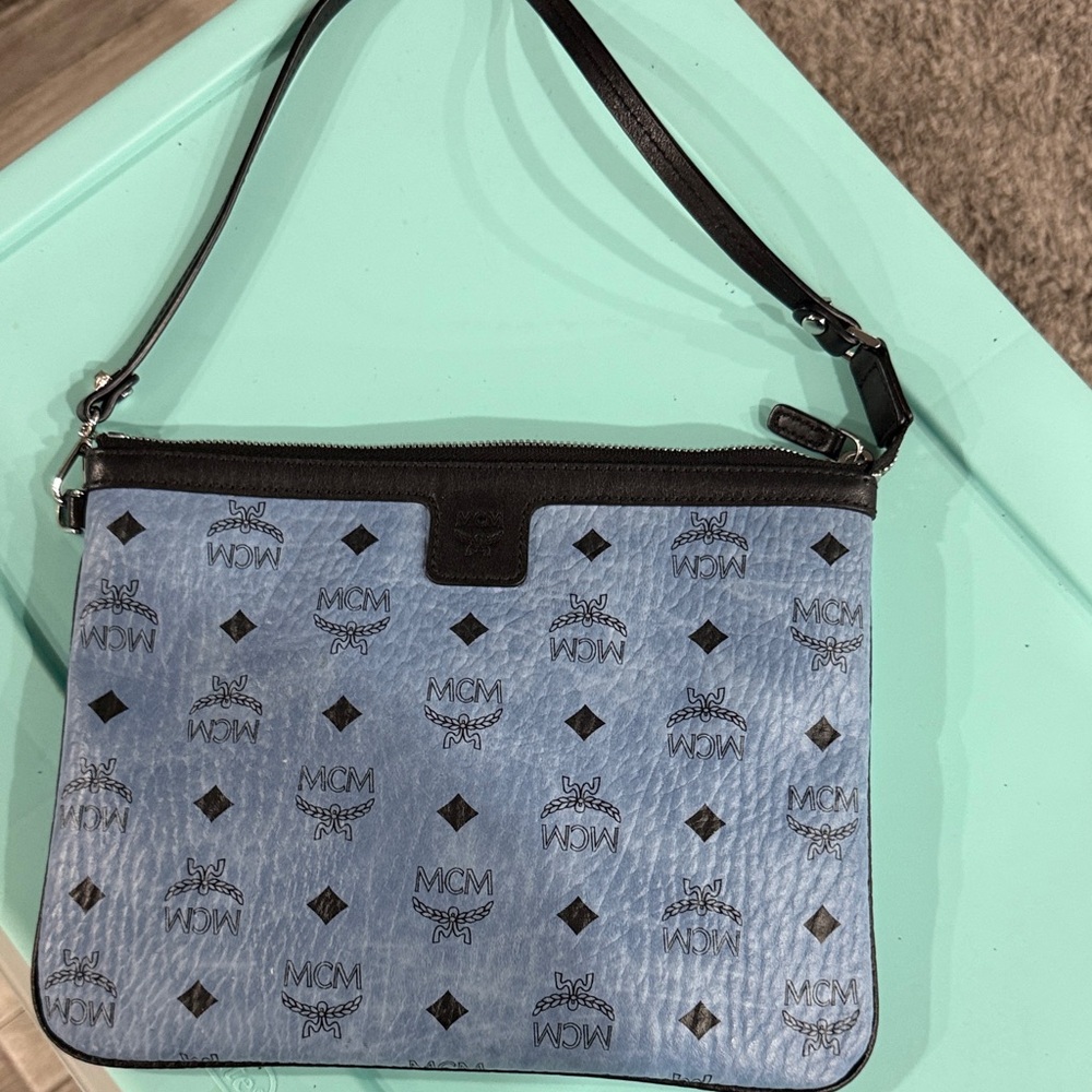 MCM Blue Pouch - Picture 2 of 5